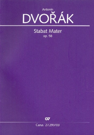 Stabat mater fr Soli, gem Chor und Kammerorchester Klavierauszug