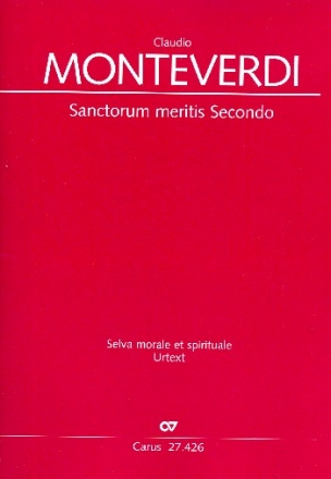 Sanctorum meritis secondo SV278 fr Tenor, 2 Violinen und Bc 2 Partituren und Instrumentalstimmen