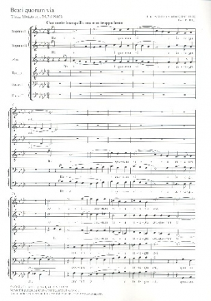Beati quorum via op.38,3 fr gem Chor a cappella Partitur