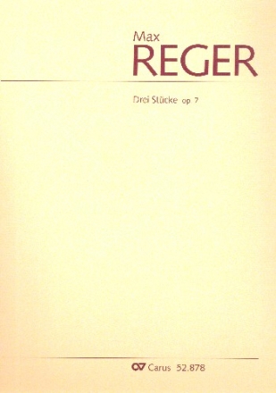 3 Stcke op.7 fr Orgel