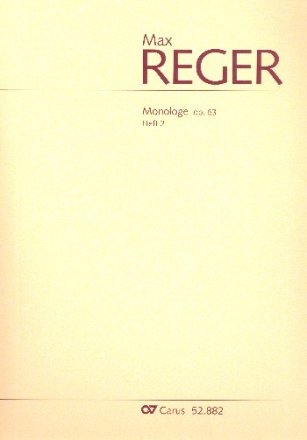 Monologe op.63 Band 2 fr Orgel