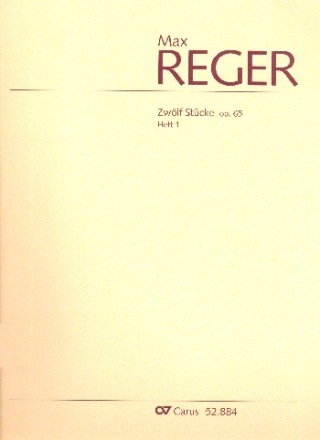 12 Stcke op.65 Band 1 fr Orgel