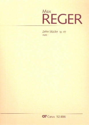 10 Stcke op.69 Band 1 (Nr.1-5) fr Orgel