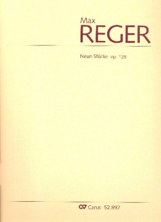 9 Stcke op.129 fr Orgel
