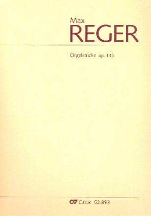 Orgelstcke op.145 fr Orgel