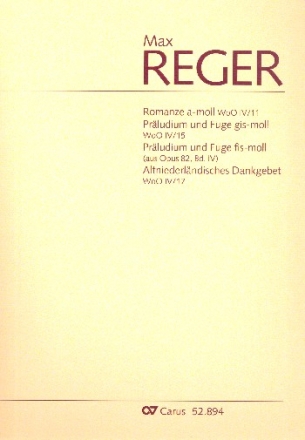 4 Stcke fr Orgel