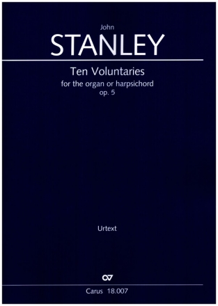 10 Voluntaries op.5 for the organ or harpsichord Partitur
