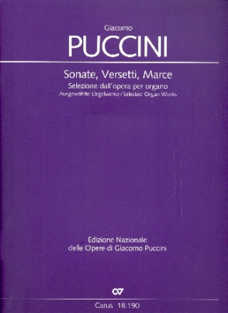 Sonate, Versetti, Marce fr Orgel