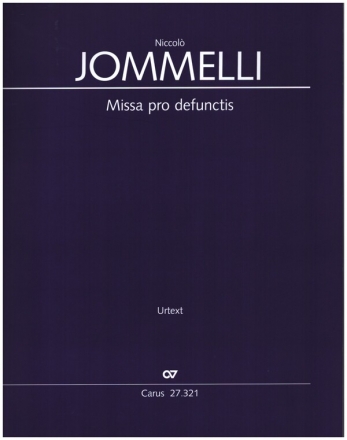 Missa pro defunctis (Requiem) fr Soli, gem Chor, 2 Violinen, 2 Violen und Bc Partitur