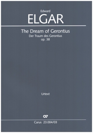 The Dream of Gerontius op.38 for soli, mixed choir, semi choir and orchestra vocal score (dt/en)