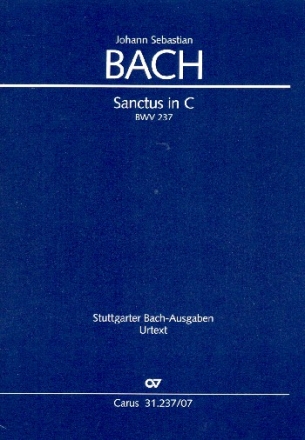Sanctus in C BWV237 fr gem Chor und Instrumente Studienpartitur