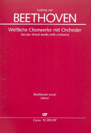 Weltliche Chorwerke fr gem Chor und Orchester Studienpartitur