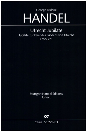 Utrecht Jubilate HWV279 fr Soli, gem Chor und Orchester Klavierauszug (dt/en)