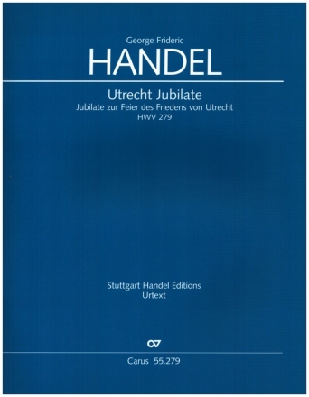Utrecht Jubilate HWV279 fr Soli, gem Chor und Orchester Partitur (dt/en)