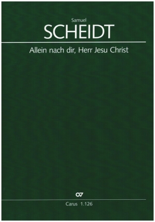 Allein nach dir, Herr Jesu Christ fr 8.st gem Chor (SATB/SATB9 und Bc Partitur