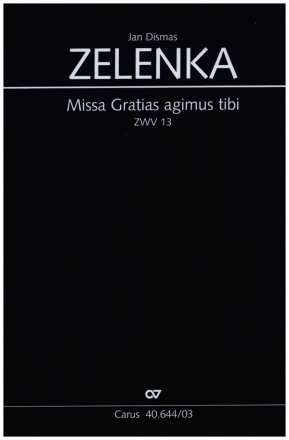 Missa Gratias agimus tibi ZWV13 fr Soli (SSAATB), gem Chor und Orchester Klavierauszug (la)