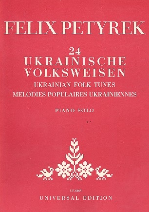 24 ukrainische Volksweisen fr Klavier