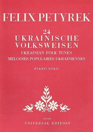 24 ukrainische Volksweisen fr Klavier