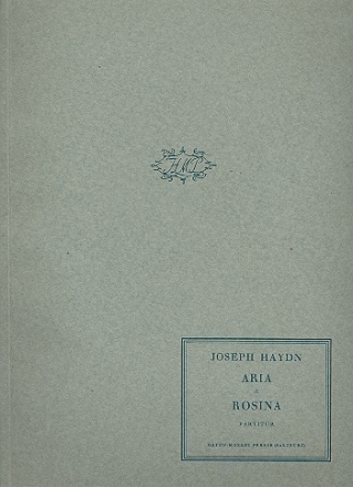 Aria di Rosina fr Sopran und Orchester Partitur (it)