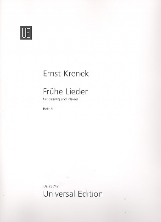 Frhe Lieder Band 3 fr Gesang und Klavier Partitur