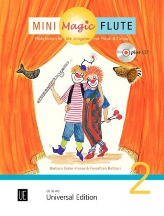 Mini Magic Flute Band 2 (+CD) fr Flte (teilweise mit Klavierbegleitung zum Herunterladen) Neuausgabe in 4 Bnden 2015