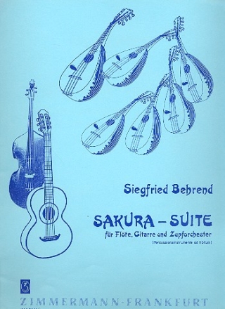 Sakura-Suite fr Flte, Gitarre und Zupforchester (Percussion ad lib) Partitur