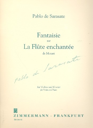 Fantaisie sur la flte enchante de Mozart op.54 pour violon et piano