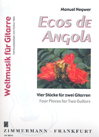 Ecos de Angola (+CD) fr 2 Gitarren Spielpartitur