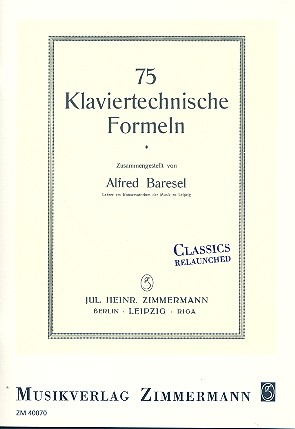 75 klaviertechnische Formeln Reprint