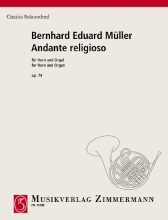 Andante religioso op.74 fr Waldhorn und Klavier Reprint