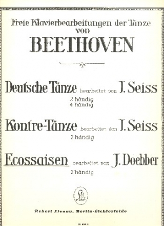 Ecossaisen WoO83 fr Klavier