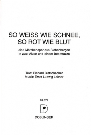LEITNER Ernst L So wei� wie Schnee, so rot wie Blut