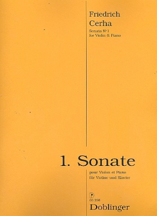 Sonate Nr.1 fr Violine und Klavier