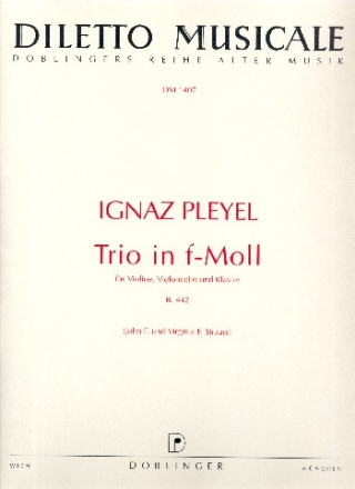Trio in f-Moll B442 f�r Violine, Violoncello und Klavier Stimmen
