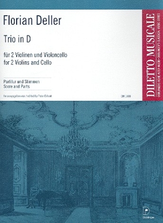 Trio in D f�r 2 Violinen und Violoncello Partitur und Stimmen