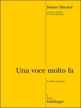 Una voce molto fa fr Flte und Klavier