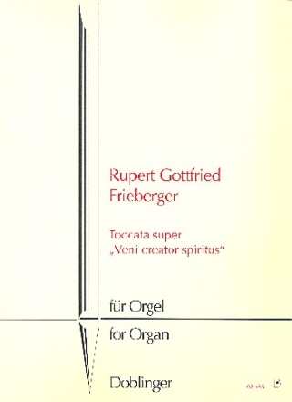 Toccata super Veni creator spiritus fr Orgel