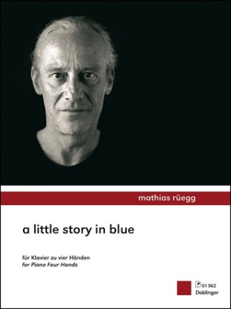 A little Story in blue fr Klavier zu 4 Hnden Spielpartitur