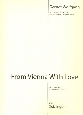 From Vienna with Love fr Violine, Viola, Violoncello und Klavier Stimmen
