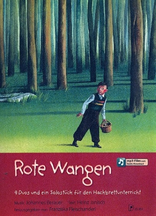 Rote Wangen fr 2 Hackbretter (Sprecher ad lib) Spielpartitur