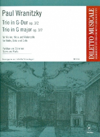 Trio op.3,2 fr Violine, Viola und Violoncello Partitur und Stimmen