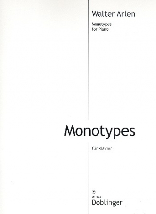 Monotypes f�r Klavier