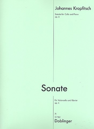 Sonate op.6 f�r Violoncello und Klavier