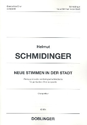 Neue Stimmen in der Stadt fr gem Chor a cappella Partitur