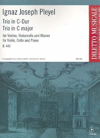 Trio C-Dur B443 fr Violine, Violoncello und Klavier Stimmen