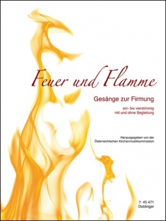 Feuer und Flamme - Gesnge zur Firmung fr 1-4 Stimmen (Chor) (z.T. mit Begleitung) Partitur
