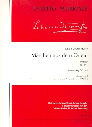 Mrchen aus dem Orient op.444 fr Orchester Stimmensatz (Streicher 4-3-2-2-1)