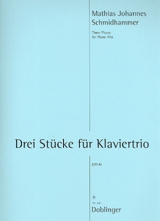 3 St�cke f�r Klaviertrio f�r Violine, Violoncello und Klavier Stimmen