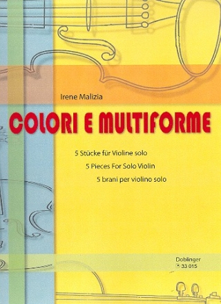 Colori e multiforme f�r Violine