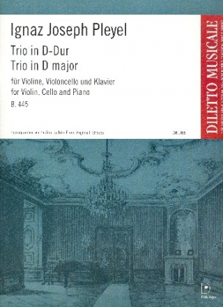 Trio D-Dur B445 fr Violine, Violoncello und Klavier Stimmen